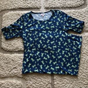 Lularoe Julia Unicorn Print